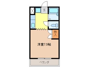 リアナ岐阜弐番館の物件間取画像